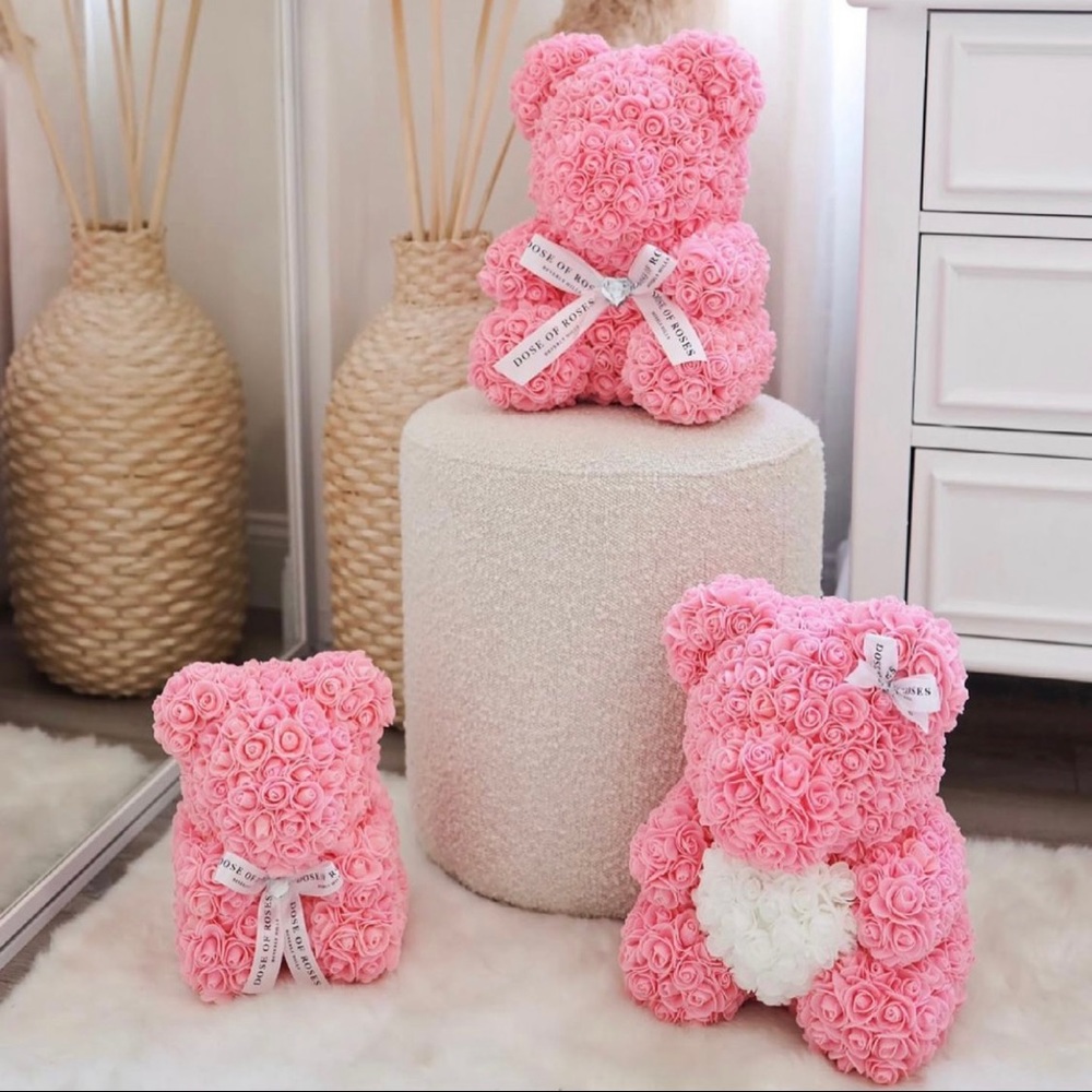 PINK ROSE BEAR - Picture 2 of 2